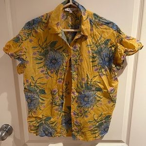 Madewell Floral Button-Up